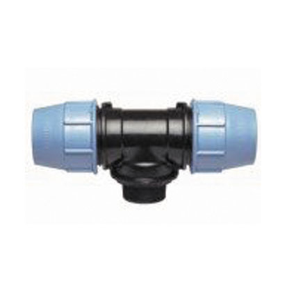 Тройник для полиэтиленовых труб Unidelta д 40 х 1 1/4" (ПЭ х РН х ПЭ)  - КонтурТерм