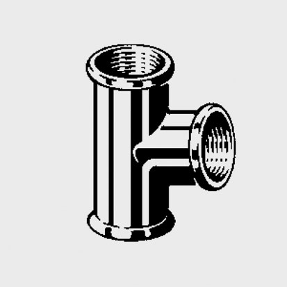 Тройник бронзовый EFFEBI  3/4" РВ  - КонтурТерм