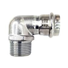 Колено нерж.сталь д 22x1/2" РН VIEIR - КонтурТерм