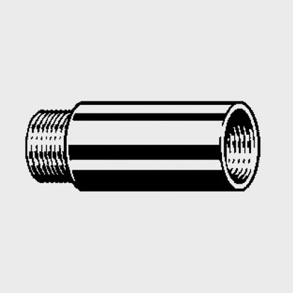 Удлинитель хромированный Gappo 1/2 х  80 мм - КонтурТерм