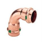 Колено медное пресс д 42, 90 гр Effebi - КонтурТерм