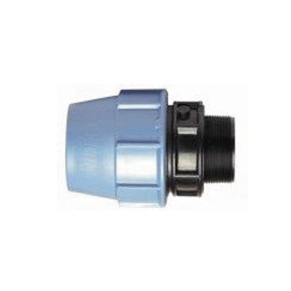 Соединитель для полиэтиленовых труб Unidelta д 25 х 3/4" (ПЭ х РН)  - КонтурТерм
