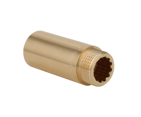Удлинитель латунный Gappo 1/2" х 25 мм - КонтурТерм
