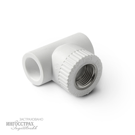Тройник с резьбой полипропиленовый Berke д 20 х 1/2" РВ - КонтурТерм