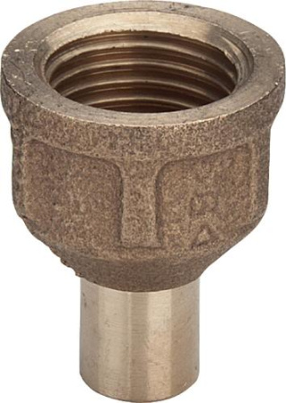 Муфта бронза переходная ниппельная SANHA д 22 х 1/2" РВ - КонтурТерм
