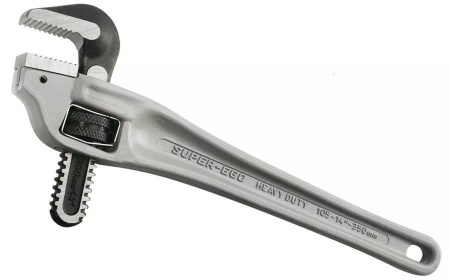 Ключ трубный 2 1/2", 90гр, алюминевый, Стилсон, OFFSET ALUDUR. Super Ego - КонтурТерм