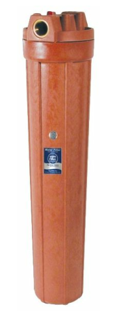 Корпус фильтра 20"SLIM, оранжевый для горячей воды с Л РВ3/4" - КонтурТерм