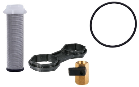 Ремкомплект фильтра Honeywell MINI PLUS FF06-1/2AA (сетка 100мкм с прокладкой, ключ, шаровый клапан) - КонтурТерм