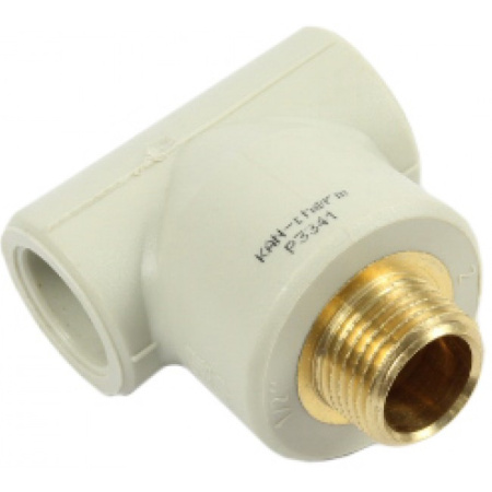 Тройник с резьбой полипропиленовый KAN-therm д 20 х 1/2" РН - КонтурТерм