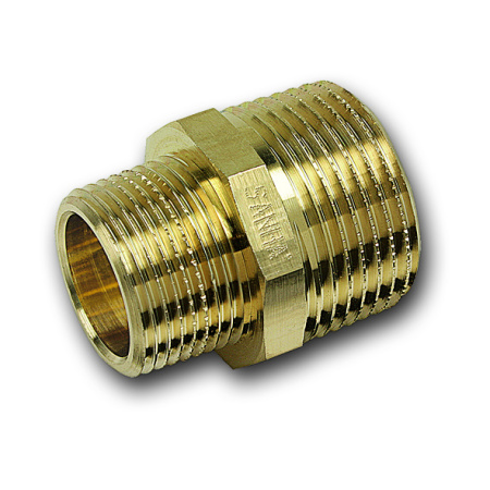 Ниппель бронзовый редукционный SANHA 1/4" х 1/8"  - КонтурТерм