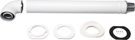 Комплект дымоходный коаксиальный горизонтальный Bosch 810 мм д.60/100 мм AZ362 - КонтурТерм