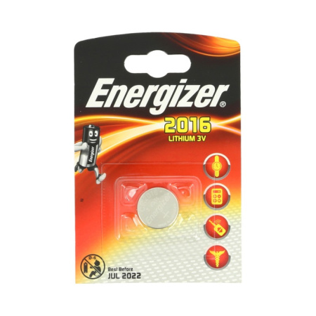 Элемент питания CR2016 Lithium FSB1, 1 шт/уп Energizer - КонтурТерм