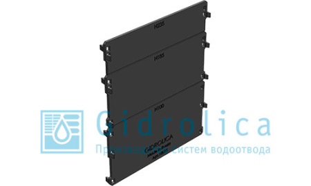 Заглушка универсальная для лотков DN150, пласт. Gidrolica Standart/Standart Plus - КонтурТерм