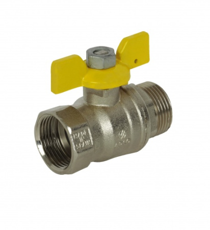 Кран шаровый газовый 1/2 " (РВ х РН) мотылек ARCO MINO 2000 - КонтурТерм