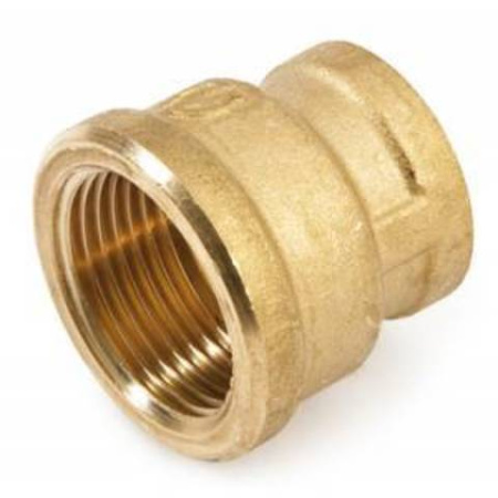 Муфта редукционная латунь 1 1/4" - 1/2" РВ х РВ (ДУ 32-15) Gappo - КонтурТерм