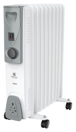 Радиатор масляный 2,5 кВт, 11 секций, Royal Clima siena ROR-S11-2500M																											 - КонтурТерм