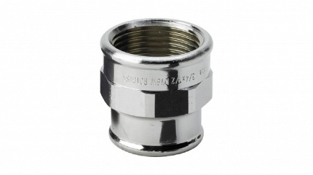 Муфта бронза хром редукционная  3/4"х1/2" VIEGA - КонтурТерм