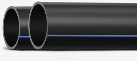 Труба полиэтиленовая  д 90 x 5,4 PN10 SDR17 PE-100 (кратно 1 метру)  - КонтурТерм