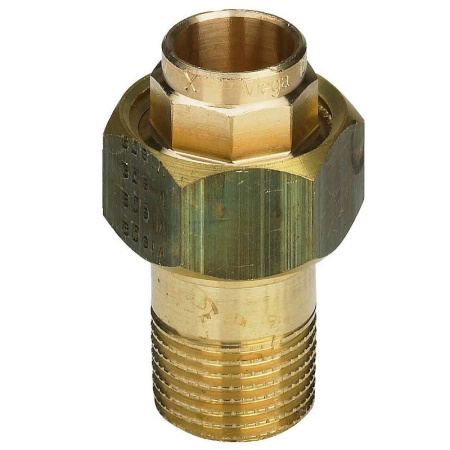 Шрубунок бронза конический SANHA д 15 x 3/4" РН - КонтурТерм
