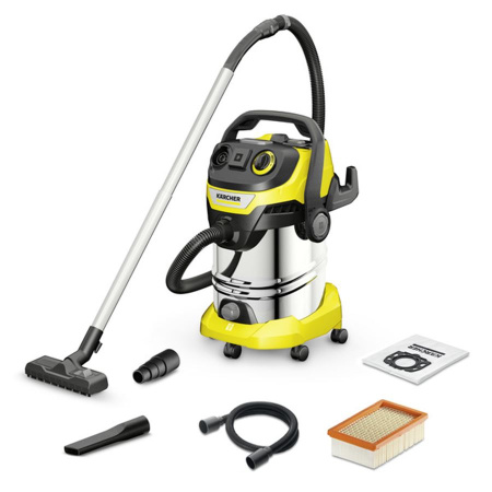 Пылесос хозяйственный Karcher, 1300 Вт, 30л, розетка, WD6 P S V-30/6/22/T  - КонтурТерм