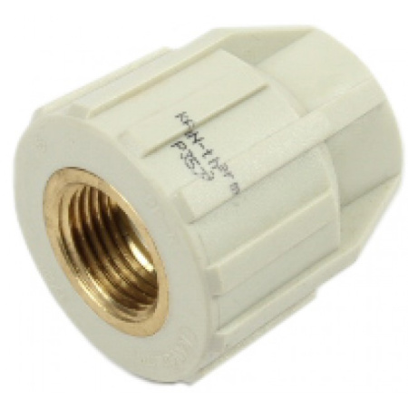 Муфта с резьбой полипропиленовая KAN-therm д 20 х 1/2" РВ - КонтурТерм