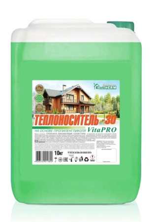 Теплоноситель пропиленгликоль Termopoint ECO -30 (уп. 20 кг) зелёный 1кг=0,96л - КонтурТерм