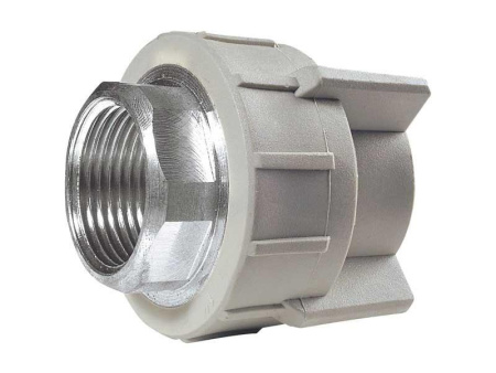 Муфта с резьбой полипропиленовая KAN-therm д 40 х 1 1/4" РВ - КонтурТерм