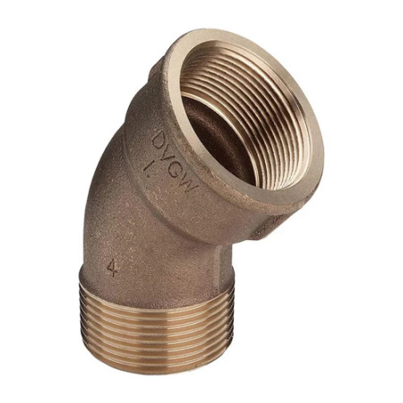 Колено бронзовое EFFEBI 3/4" 45 ° РВ х РН - КонтурТерм