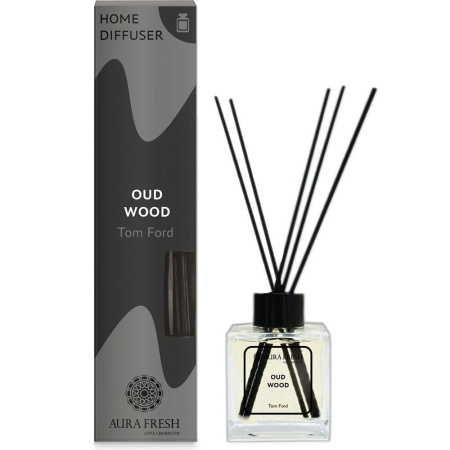 Аромадиффузор AURA FRESH Home Diffuser TOM FORD OUD WOOD (ароматные палочки) 50мл