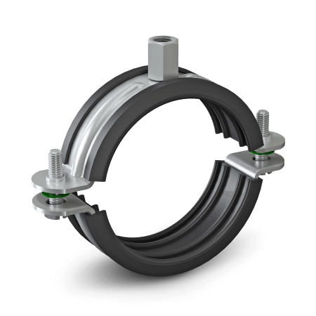 Держатель мет. с рез. 1 х 22 (20 - 23 мм) (1/2") DUO NICZUK METALL-pl - КонтурТерм