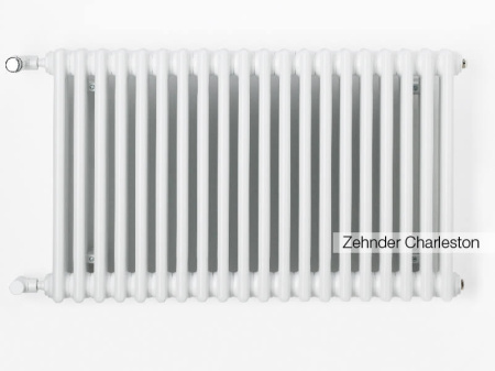 Радиатор Zehnder Charleston 5055/20  1270 1/2" RAL9016 (белый) (1820 Вт)  - КонтурТерм