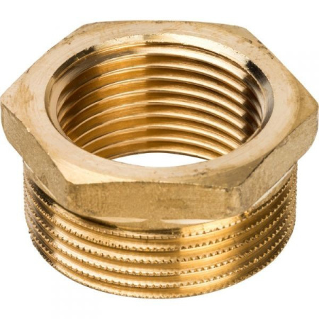 Редукция латунь никелированная 2" - 3/4" (ДУ 50-20) Gappo - КонтурТерм