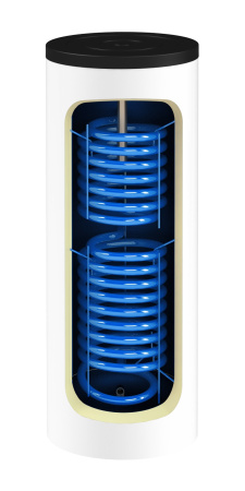 Водонагреватель косвенного нагрева Kospel Termo Solar SB-300, напольный, с двумя теплообменниками - КонтурТерм