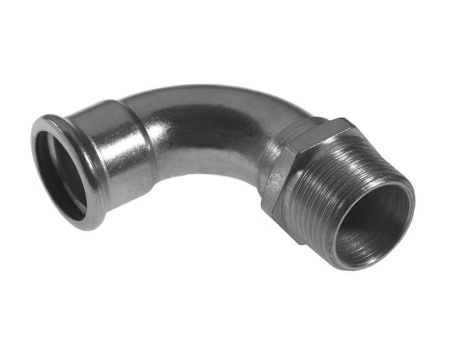 Колено из оцинкованной стали Kan-therm Steel 35 х 1 1/4" РН - КонтурТерм
