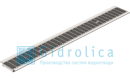 Решетка РВ -10.13,6.100 ячеистая стальная оцинк., кл. В125 Gidrolica Standart  - КонтурТерм